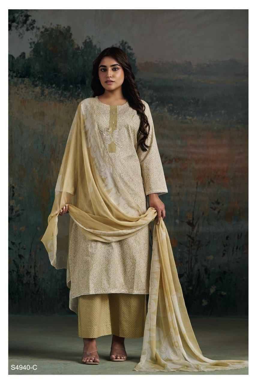 DARVIKAA 4940 Series By Ganga Fashion Beautiful Festive Suits Stylish Colorful Fancy Casual Wear & Ethnic Wear PREMIUM COTTON Dresses At Wholesale Price